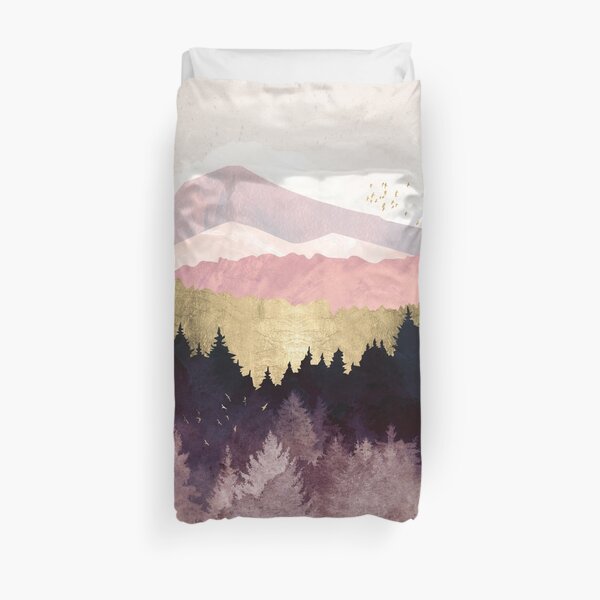 Plum Forest Duvet Cover