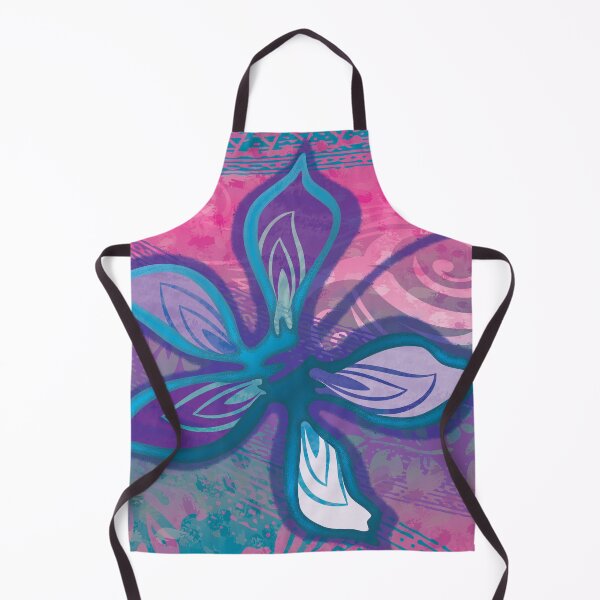 Item preview, Polynesian Tribal Hibiscus Abstract designed and sold by sunnthreads.