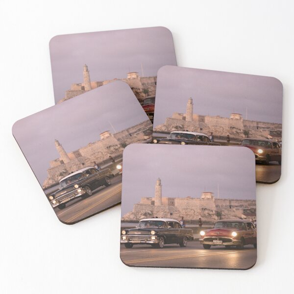 Item preview, Classic Cars on the Malecón near Morro Castle Havana Cuba designed and sold by katevernaphoto.