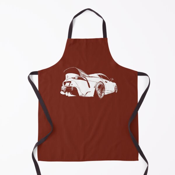 Item preview, Toyota GR Supra Mk5 - white stylized on dark background designed and sold by mal-photography.