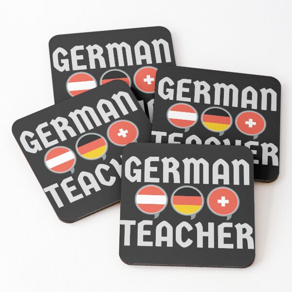 Item preview, German Teacher with Flags designed and sold by Time4German.