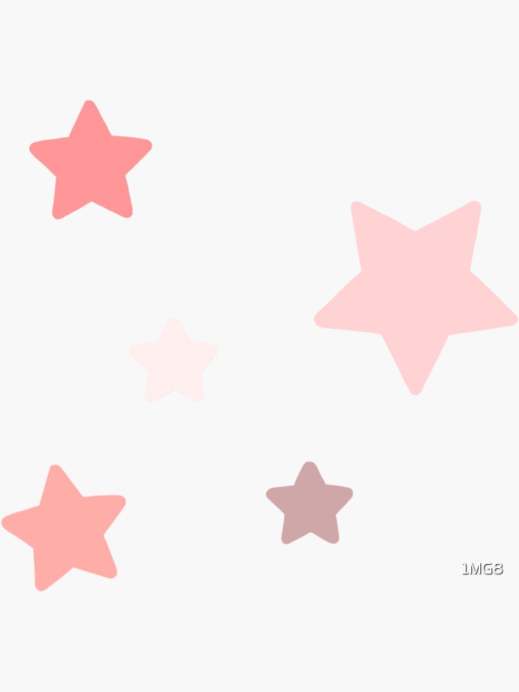 Pink Stars Sticker for Sale by sydneyw31  Preppy stickers, Star stickers,  Pink stars