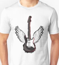 Winged Guitar Unisex T-Shirt