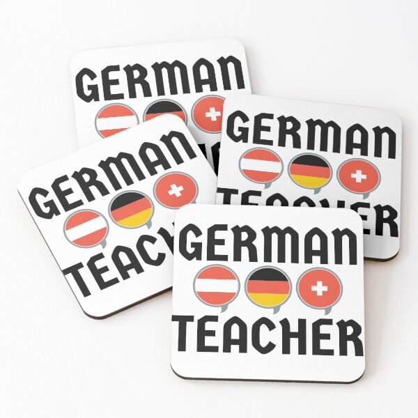 Item preview, German Teacher with Flags designed and sold by Time4German.