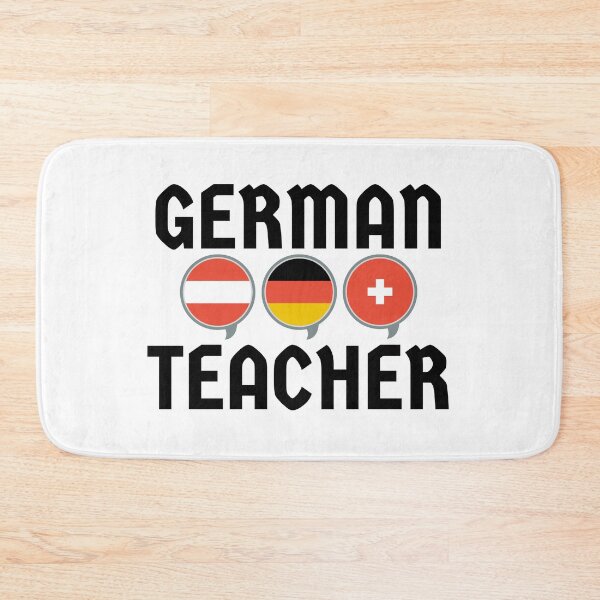 Item preview, German Teacher with Flags designed and sold by Time4German.
