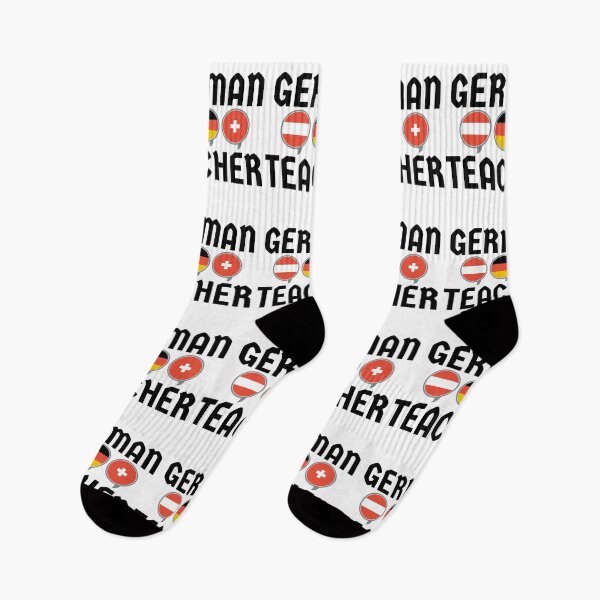 Item preview, German Teacher with Flags designed and sold by Time4German.
