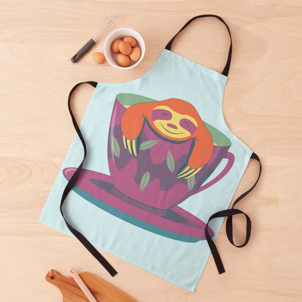 Teacup Sloth Apron