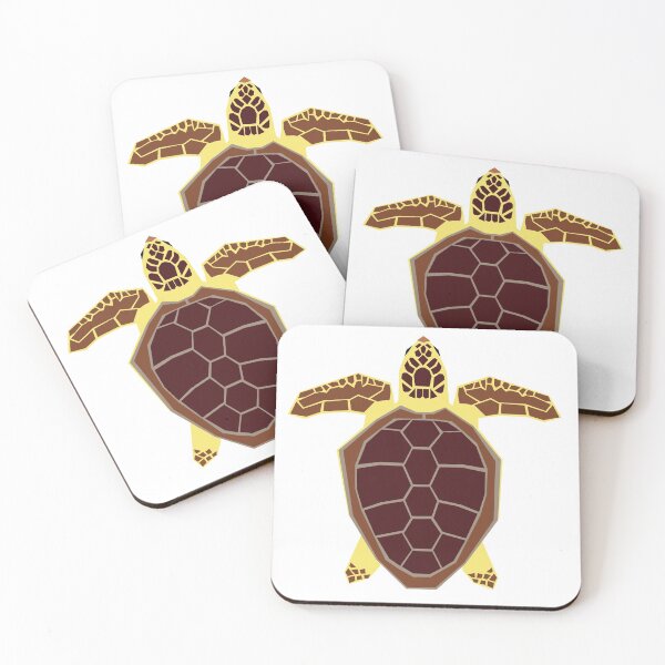 Item preview, Loggerhead Sea Turtle Geometric Art designed and sold by WildByNature.