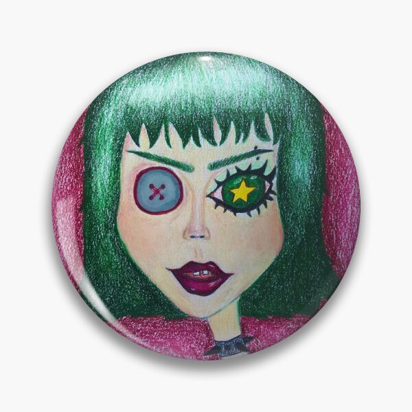 Item preview, button eyed girl designed and sold by Taylor  June.
