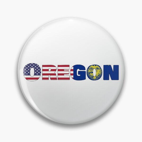 Item preview, Oregon State Flag/ American Flag designed and sold by ElevenGraphics.