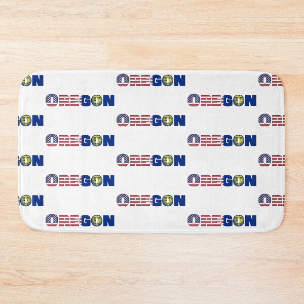 Item preview, Oregon State Flag/ American Flag designed and sold by ElevenGraphics.