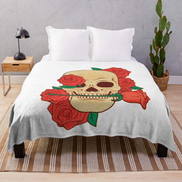 Item preview, Skull with roses. designed and sold by Zaniah.