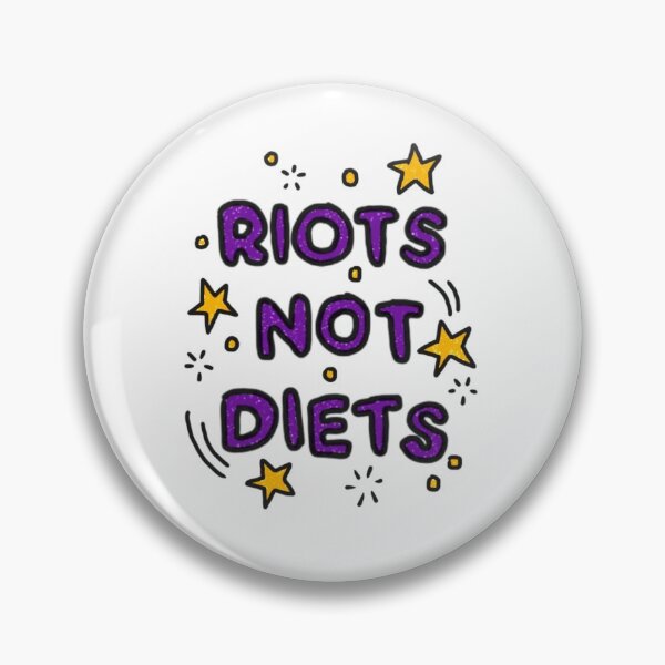 Item preview, RIOTS NOT DIETS Chart designed and sold by jardinesluna.