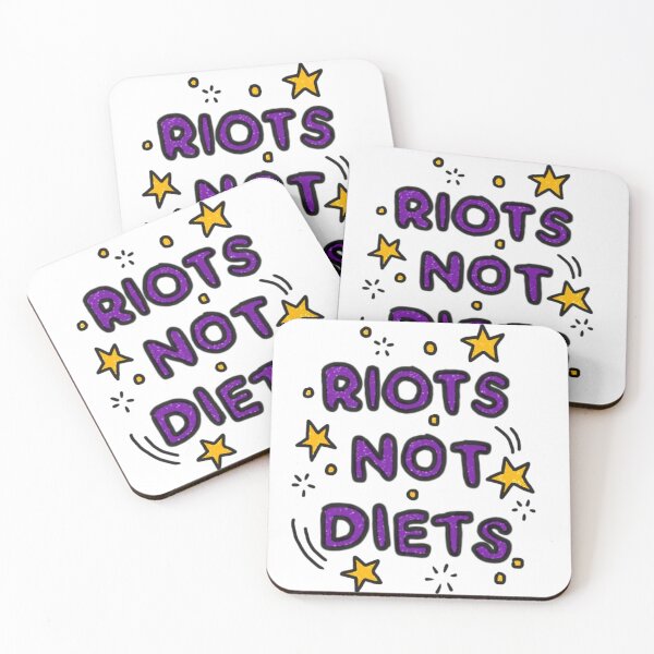 Item preview, RIOTS NOT DIETS Chart designed and sold by jardinesluna.