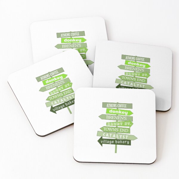 Item preview, Athens Local Coffee Directional Sign designed and sold by relmmas.