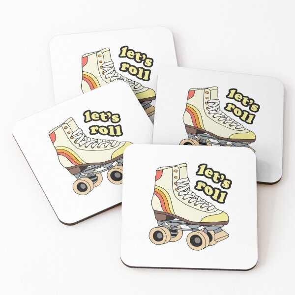 Item preview, Roller Skates with Let's Roll designed and sold by jadydesigns.