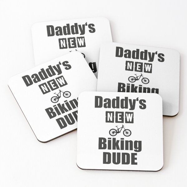 Item preview, Daddy's new mountain bike dude junior designed and sold by getgr4phicz.