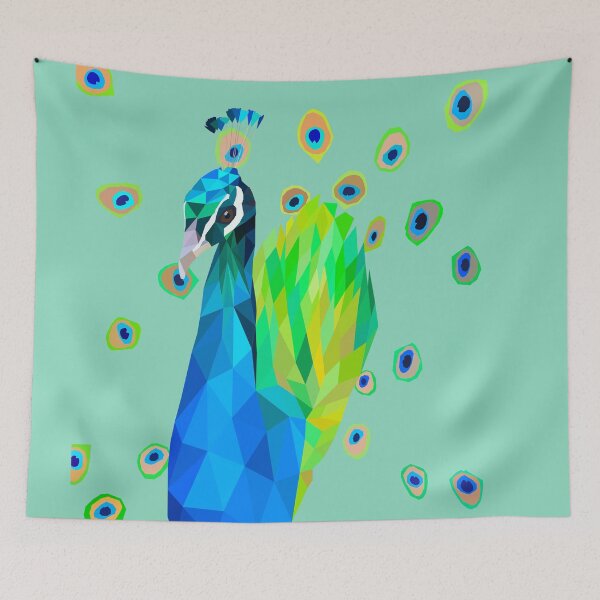 Item preview, Low Poly Peacock designed and sold by Sara  Padilla.