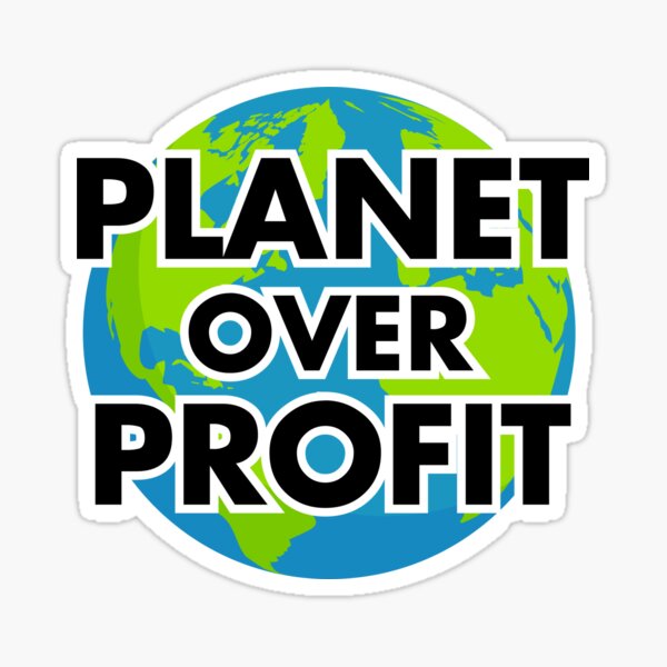 Item preview, Planet Over Profit - Earth Day; Climate Action designed and sold by EstelleStar.