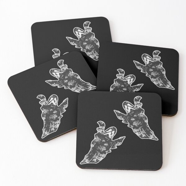 Item preview, Spooky Floral Ghosts - Greyscale designed and sold by CryptQueen.