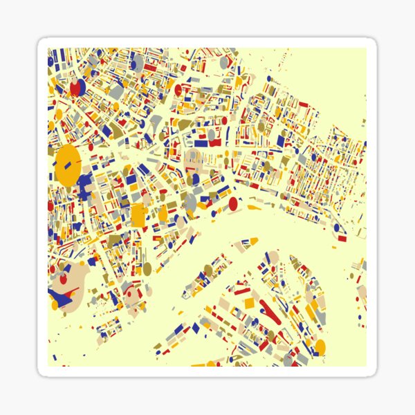 Rotterdam Qlimt Style (without text) Sticker