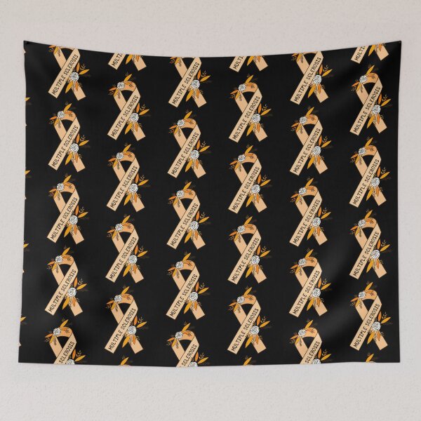 Item preview, Multiple Sclerosis MS Orange Ribbon designed and sold by lozo828.