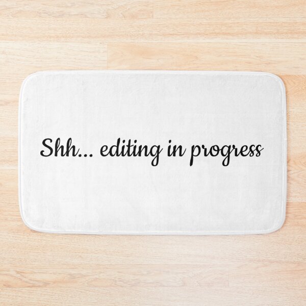 Item preview, Editing in Progress Black designed and sold by TeaRoseWriter.
