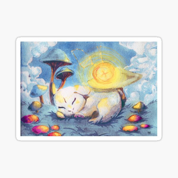 Birth of the White Rabbit | Alice in Wonderland Sticker
