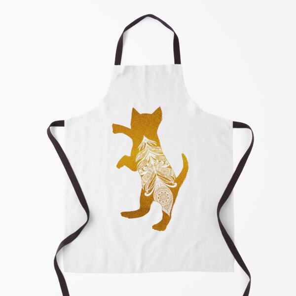 Item preview, Gold Cat Mandala designed and sold by GloryKeton.
