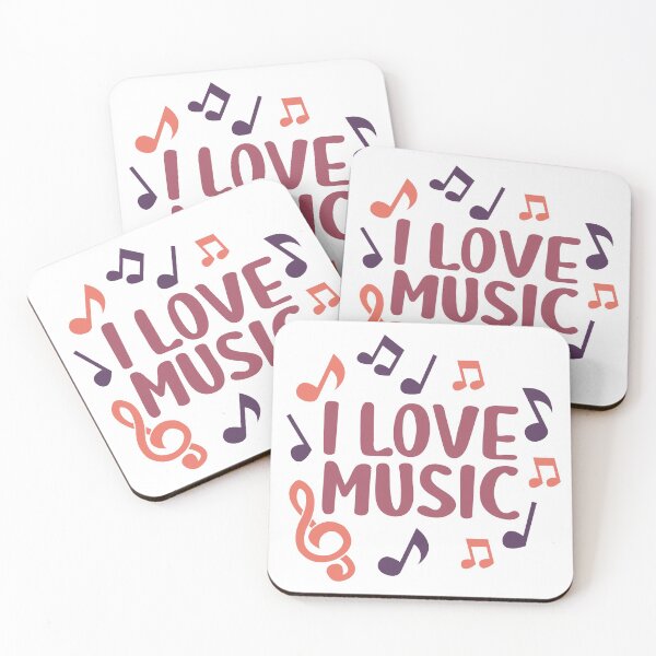 Aperçu de l'œuvre J'aime la musique créée et vendue par nmdesigns1.
