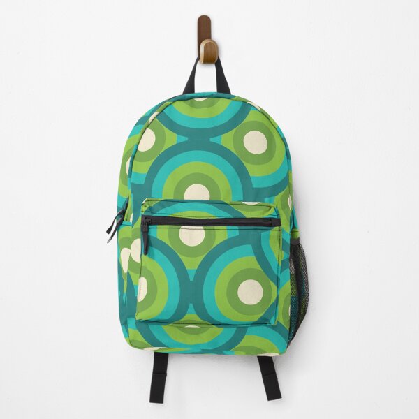 Item preview, Retro Green-Blue Wavy Pattern designed and sold by kjeppson.