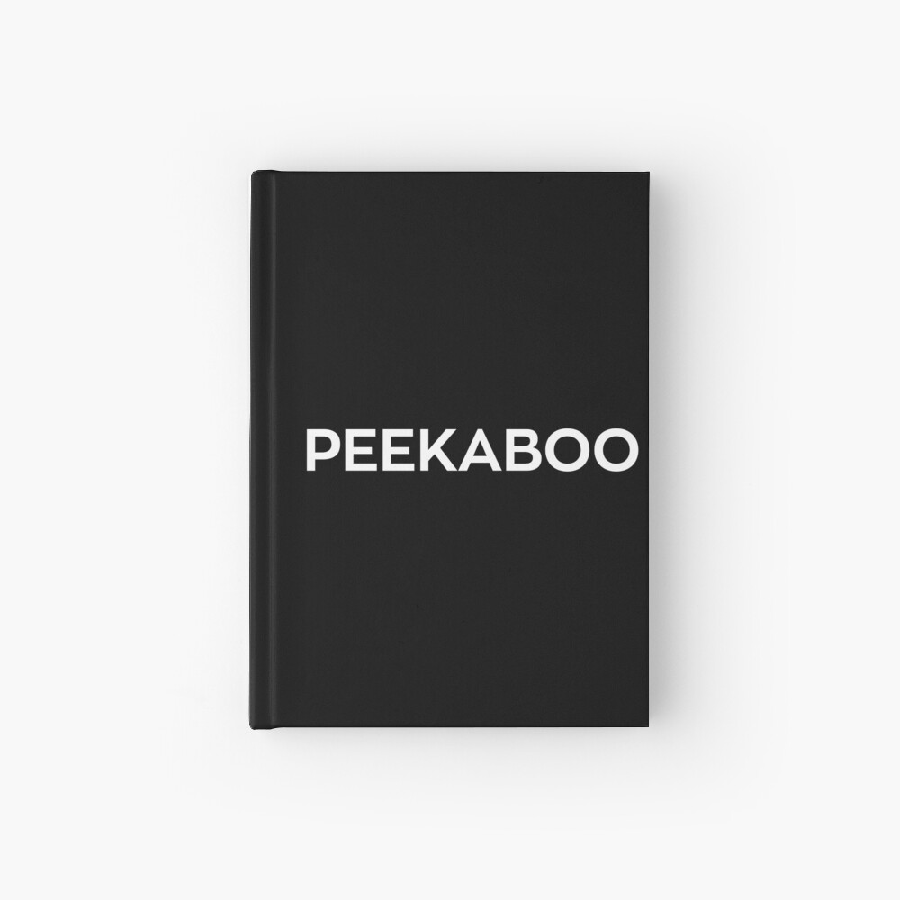 PEEKABOO Black Hardcover Journal