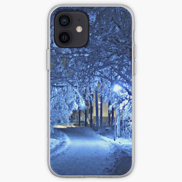 Snowy Winter Night iPhone Soft Case