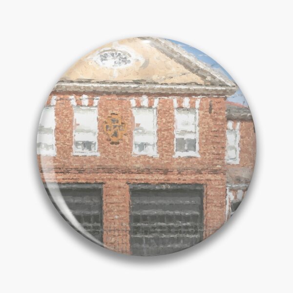 Item preview, Lynchburg Fire Station #4 Watercolor designed and sold by nbrandsberg.