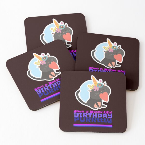 Item preview, Have a meow-tiful Birthday Purrty designed and sold by Got-Ya-Bak.