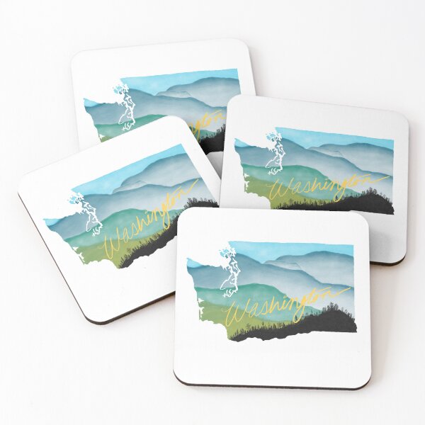Item preview, Washington State Mountains designed and sold by PAYNEISLIFE.
