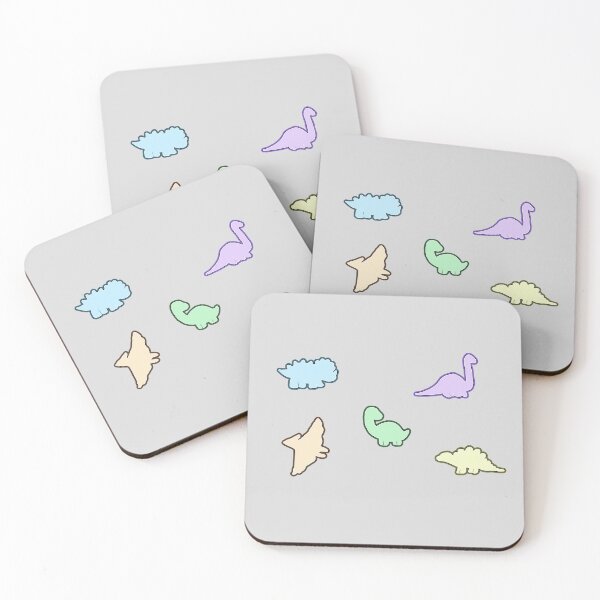 Item preview, mini pastel dinos designed and sold by Uniquely Modern Art.
