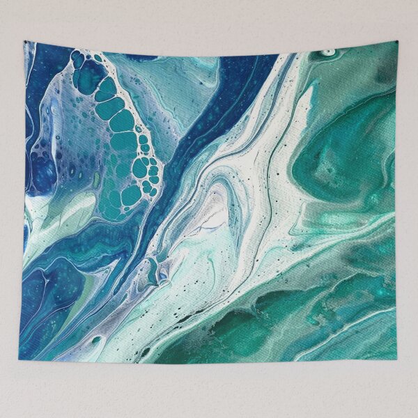 Item preview, Sea of Tranquility Abstract Art Marble Pattern designed and sold by mariab626.