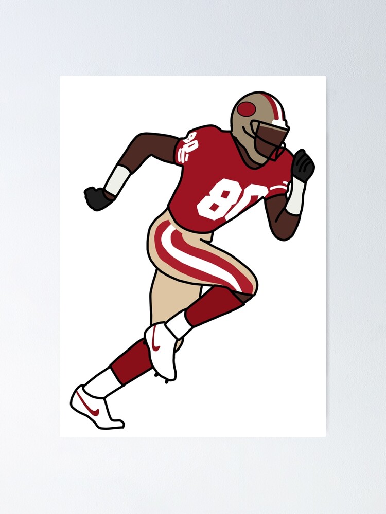 "Jerry Rice" Poster for Sale by bellamarie803 | Redbubble