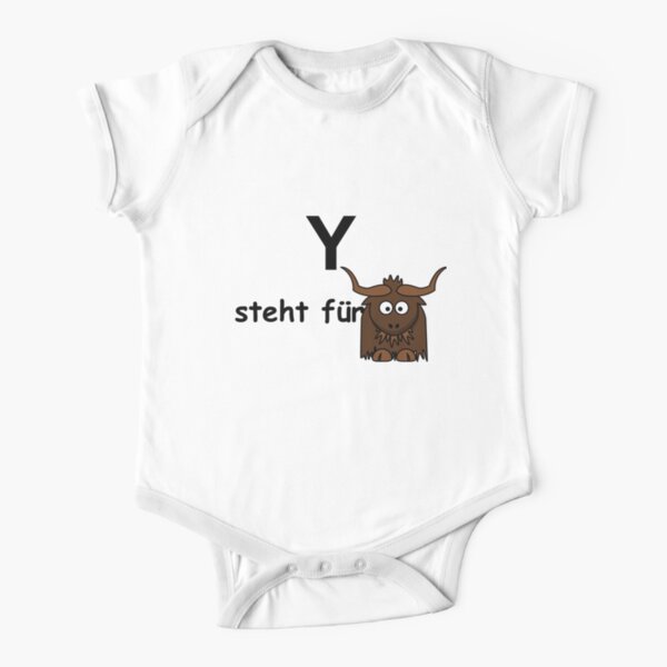 Y steht für ... Short Sleeve Baby One-Piece