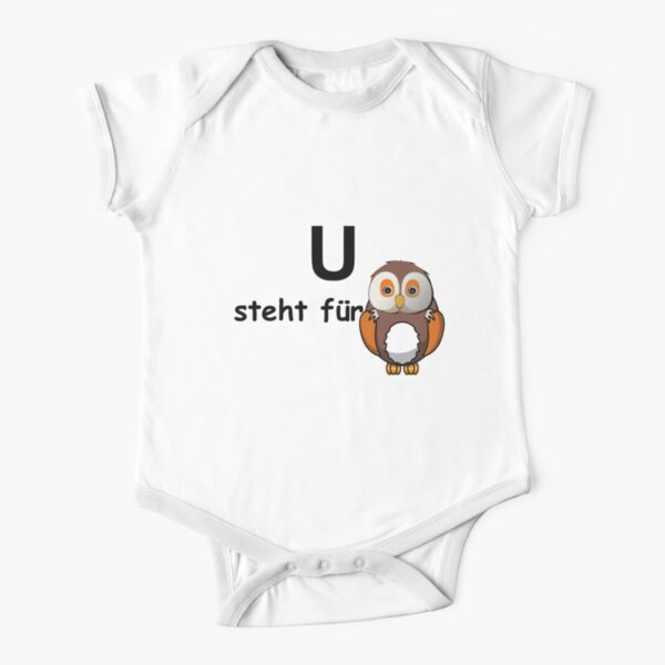 U steht für ... Short Sleeve Baby One-Piece