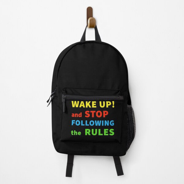 Item preview, Wake Up! And Stop Following The Rules designed and sold by StudioTina.