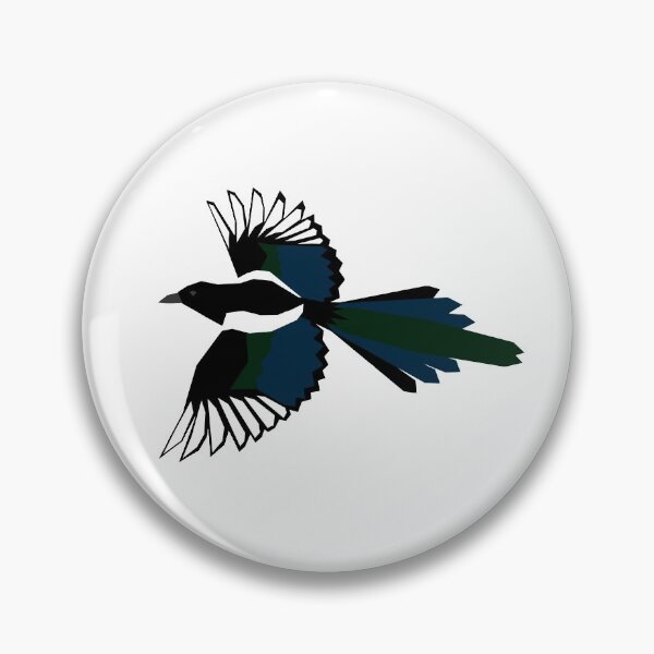 Item preview, Magpie Geometric Art designed and sold by WildByNature.