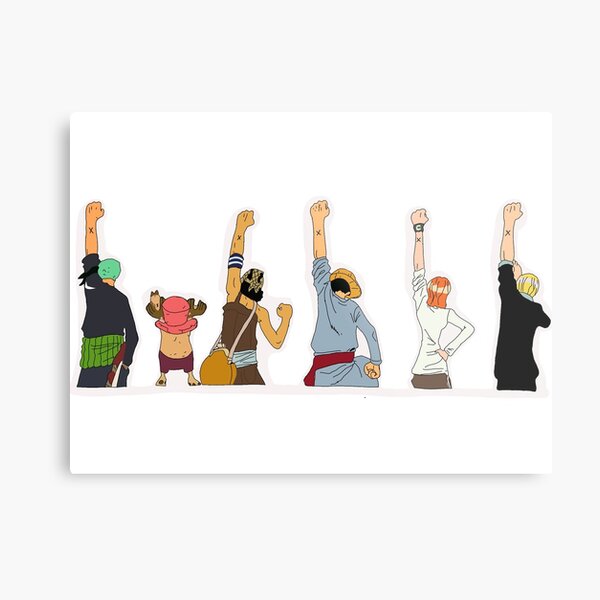 one piece Metal Print