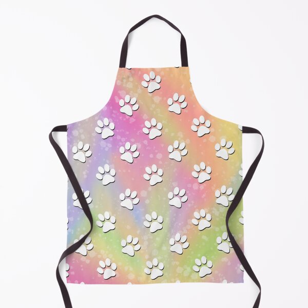 Item preview, Rainbow Paw Print Pattern designed and sold by Elle Hazlett.