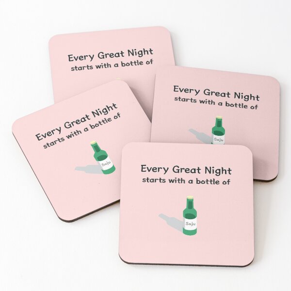 Item preview, Soju fun Korean meme for Kshow Kpop fans designed and sold by Noodle Doodle.