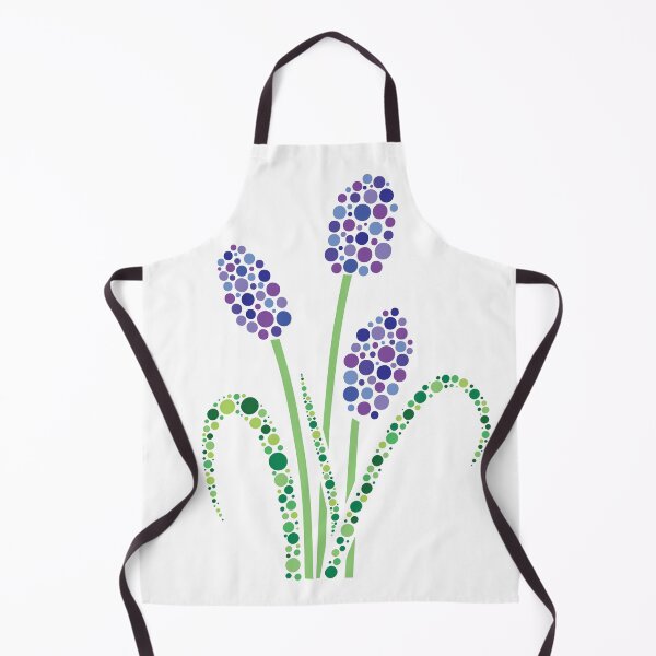 Item preview, Grape Hyacinth Dot Flower designed and sold by kjeppson.