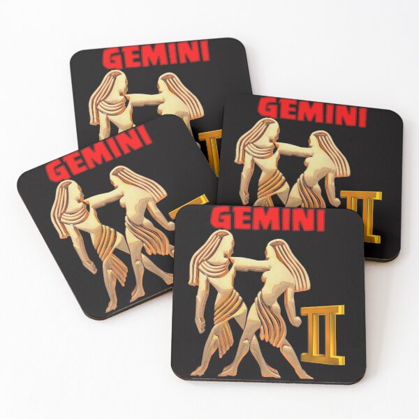 Item preview, GEMINI SIGN • Things for personal use and gifts / Theme: Astrology, Horoscope, 12 Signs, Birthday, Zodiac • designed and sold by •GOLDENGENES •.