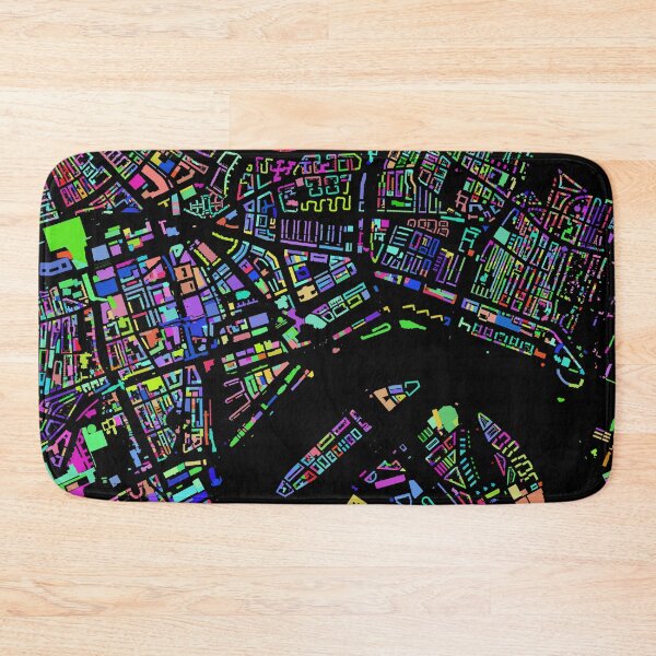 Item preview, Rotterdam City of Colours (without text) designed and sold by Data-Driven Map Designs.