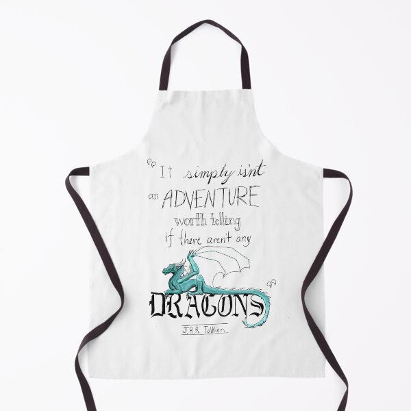 Aperçu de l'œuvre J.R.R. Citation de dragon de Tolkien créée et vendue par WhiteThorneGoods.
